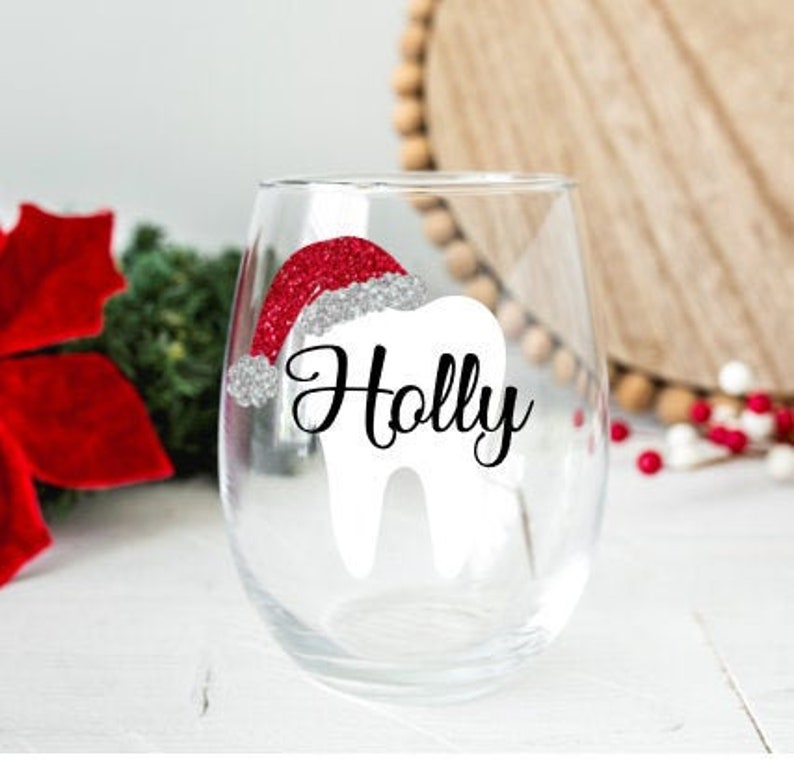 Dentist Wine Glass Gift for Dentist Dental Assistant Gift Etsy