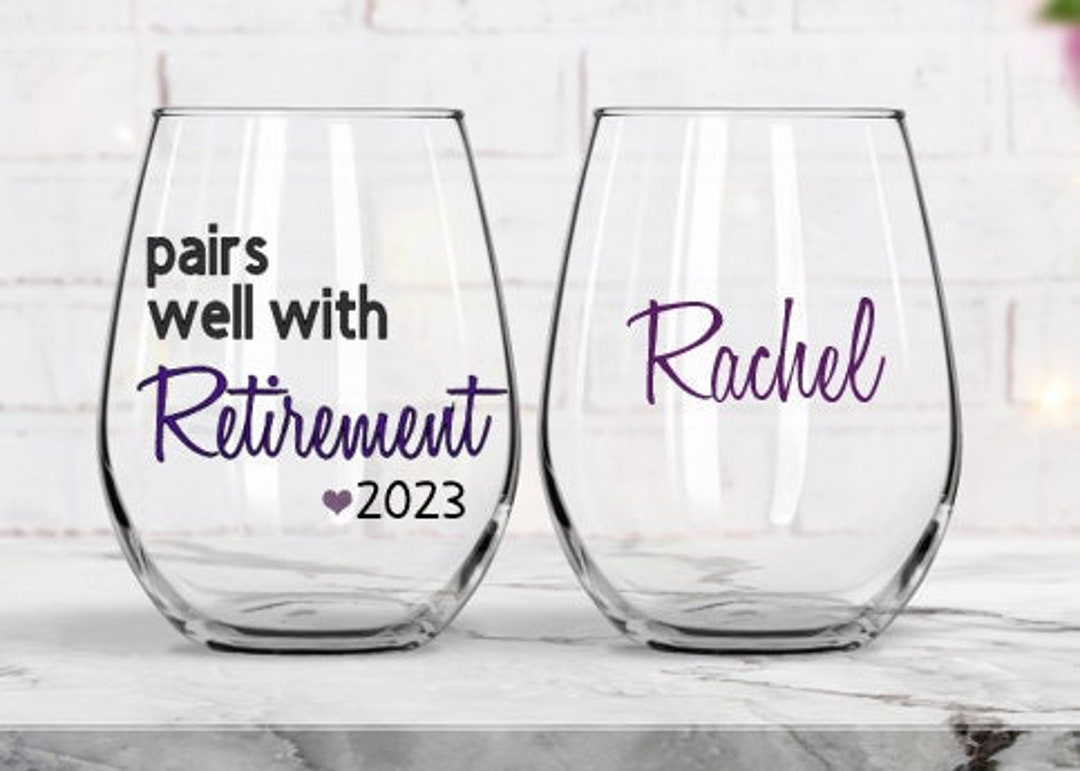 Retirement Gifts for Women, Retirement Gifts, Pairs Well With Retirement, Retirement Party