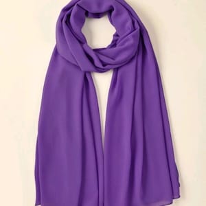 Beautiful Ladies Purple Evening Scarf