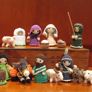 PDF Pattern. InLoWe&#39;s Nativity set: Shephers