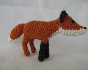 PDF crochet pattern. Fox