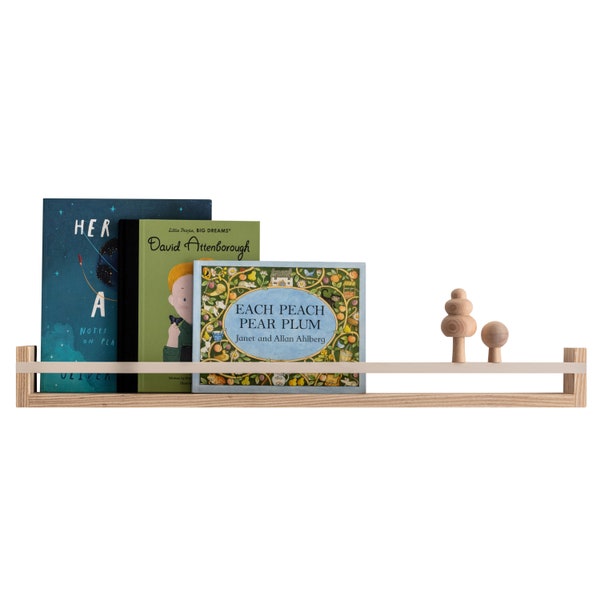The Bookshelf - Solid Ash Hardwood - Kids Bookshelf - Nursery Bookshelves - Children's Book Storage - Book Display Shelf - Kids Room Decor
