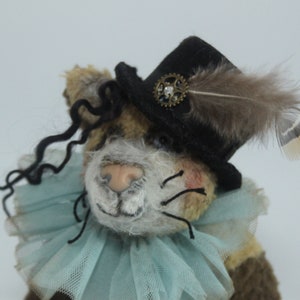 Artist bear, collector, fantasy animal doll, ooak doll