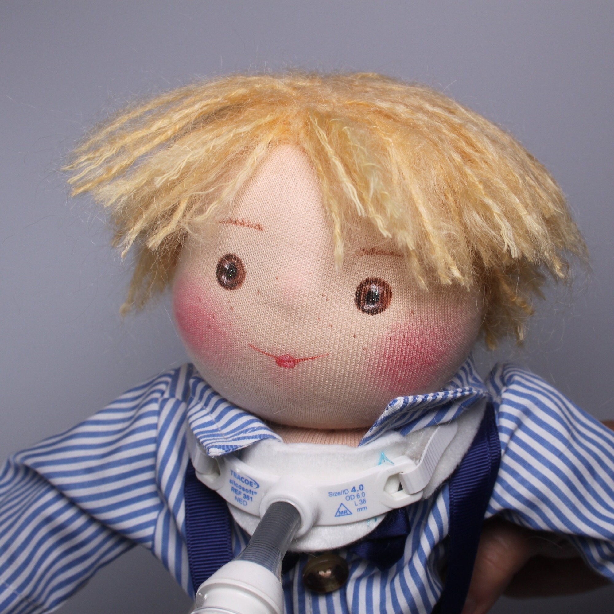 Doll with Hair - Makeup Doll Head for Girls,Plush Doll Long Hair with Pop  Eyes, Cotton Stuffed Hair Styling Doll Snug Cuddle Bedtime Buddy for Boys