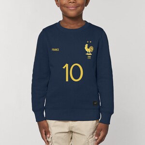 Sweat enfant équipe de France foot 2024 personnalisable junior bébé football Mbappe Benzema Griezmann Giroud image 6
