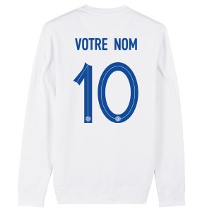 Sweat enfant équipe de France foot 2024 personnalisable junior bébé football Mbappe Benzema Griezmann Giroud image 7