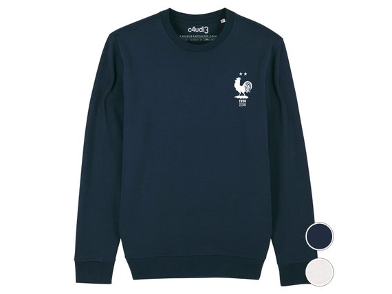 Sweat 2 ETOILES equipe de France football champions foot Etsy France