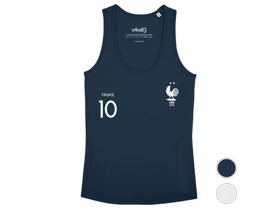 Top 2 STARS 10 Mbappe Tank Top France Football Football Jersey Etsy