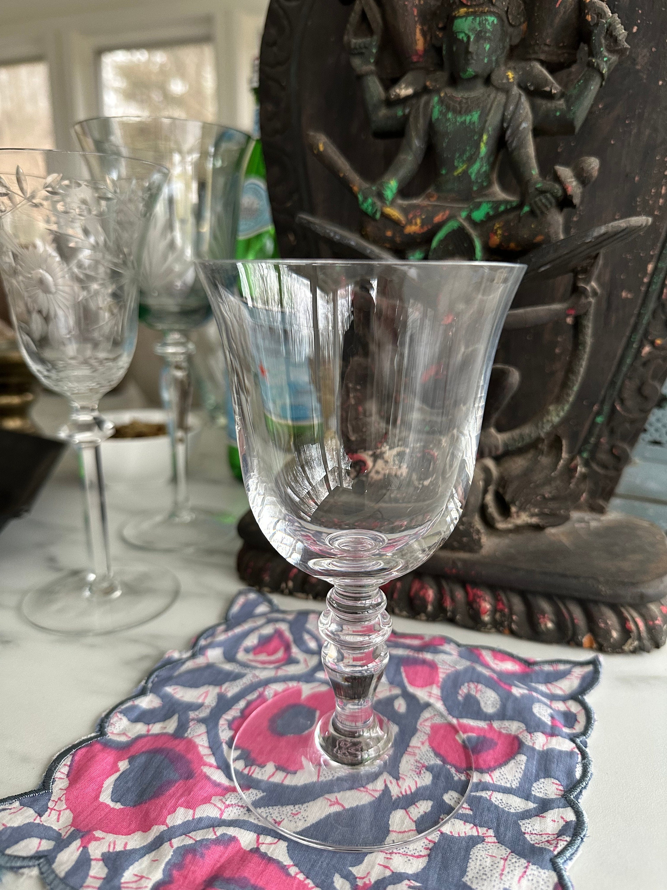 全品送料0円 希少 BACCARAT Orennji GOBLET Buckingham 食器