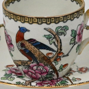 1900年代 PHEASANT アンティーク カップ＆ソーサー ウィンクル＆カンパニー イギリス