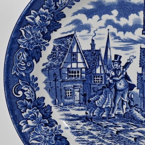 1970s CHARLES DICKENS NOVELS Bowl English Ironstone Pottery England