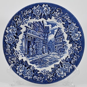 CHARLES DICKENS NOVELS Collectible Plate - English Ironstone Pottery England 1970s