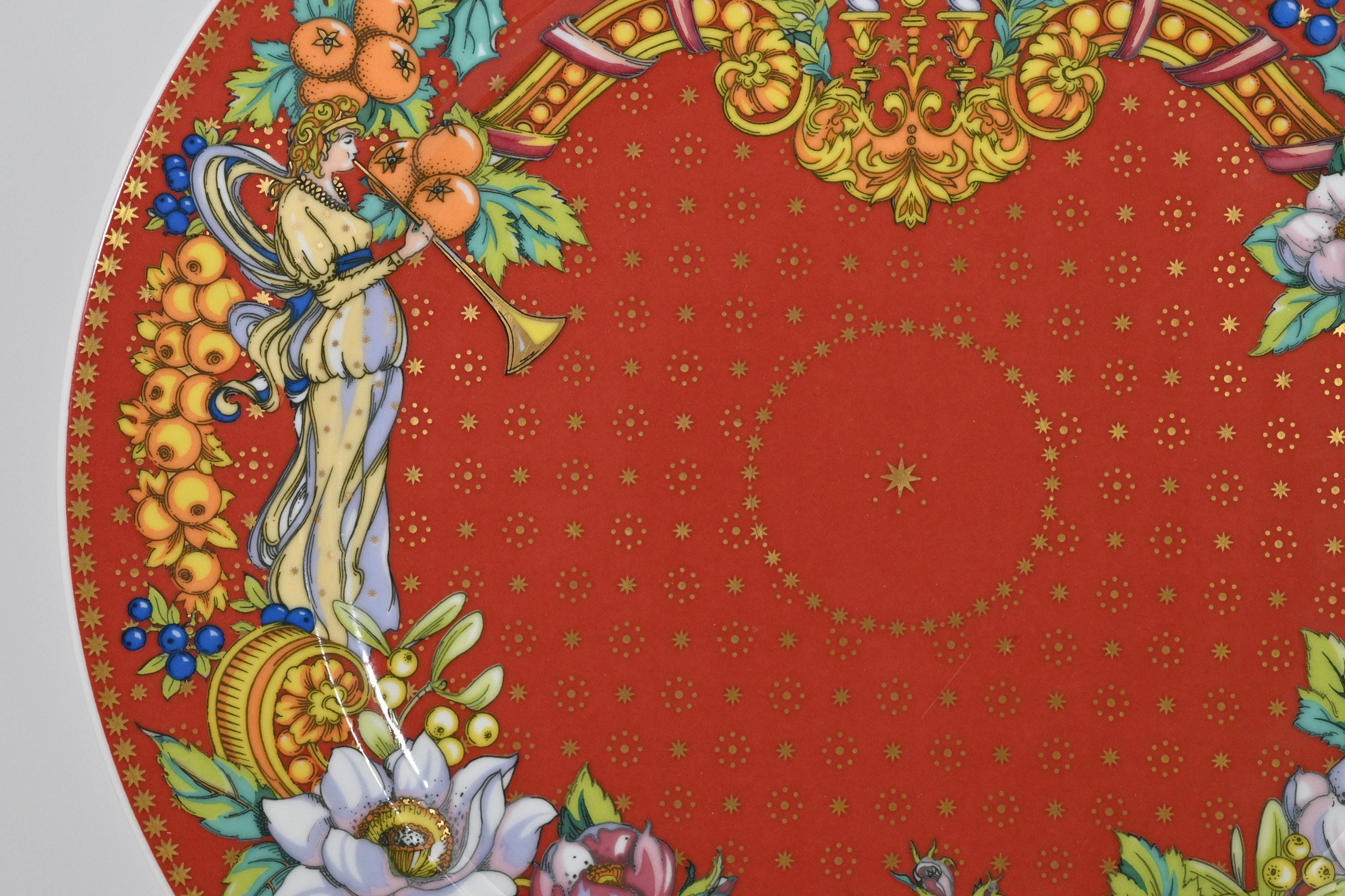 ☆未開封 VERSACE × Rosenthal クリスマスプレート 97年 ローゼンタール × ヴェルサーチ クリスマスプレート（1997年