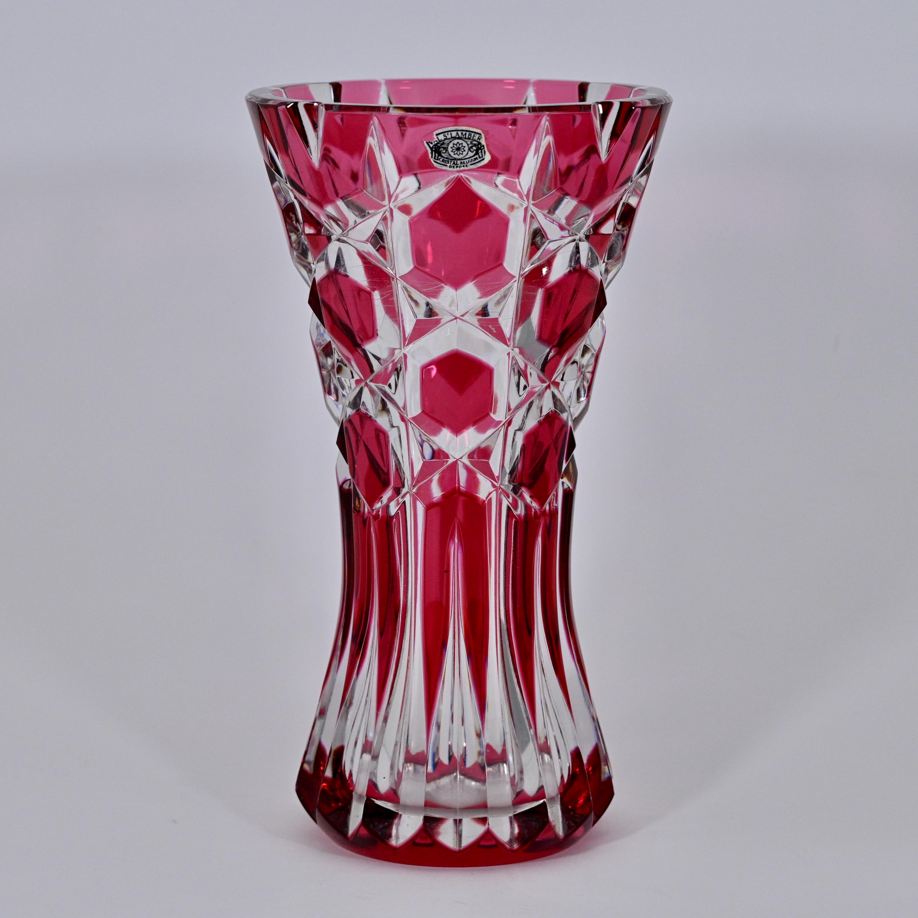 Val Saint Lmbert アンティーク一輪挿しGR カメイガラス Val Saint