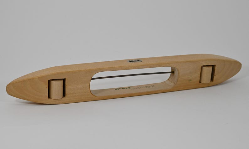 Vintage Wooden Loom Shuttle – Stick Shuttle, Metal Tipped - More shuttles added! 30 cm pirn + wheels