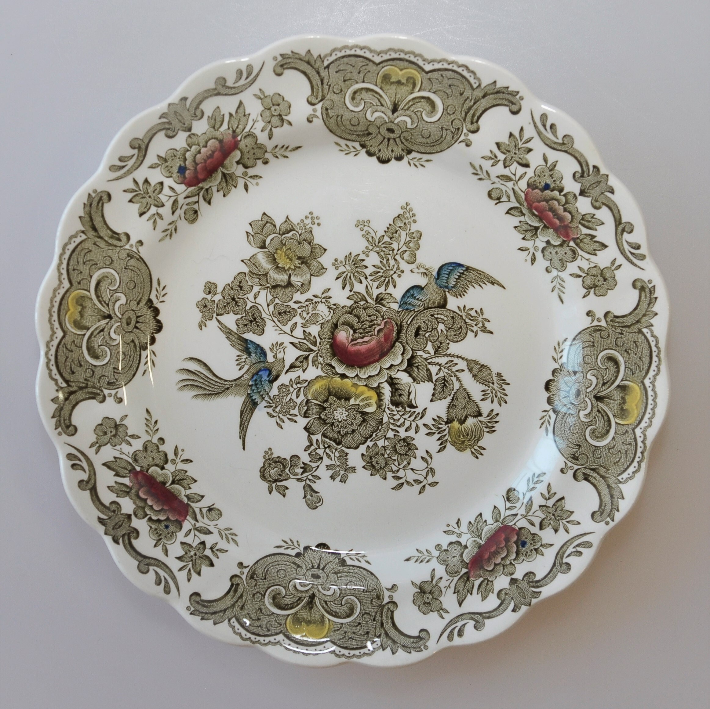 1960s WINDSOR Ridgway Staffordshire Porcelain Plate England Etsy