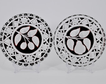 エレガントな185mmボヘミアンクリスタルプレート – 時代を超えた職人技