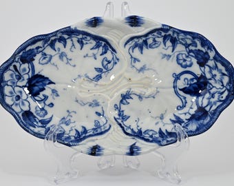 FLORA ANCIEN Antique Collectible Plate - Creil et Montereau France 1860s