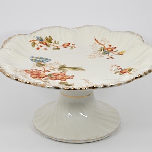 1880s Antique Porcelain Cake/Dessert Stand Wessel Germany