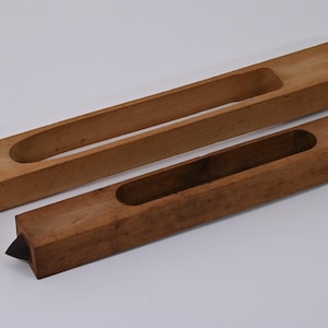 Vintage Wooden Loom Shuttle – Stick Shuttle, Metal Tipped - More shuttles added! 36-43 cm wo pirn rec
