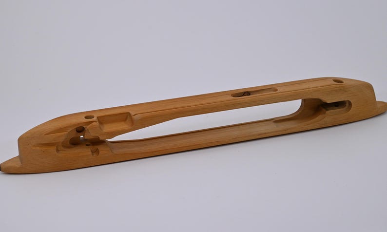 Vintage Wooden Loom Shuttle – Stick Shuttle, Metal Tipped - More shuttles added! 46 cm without pirn