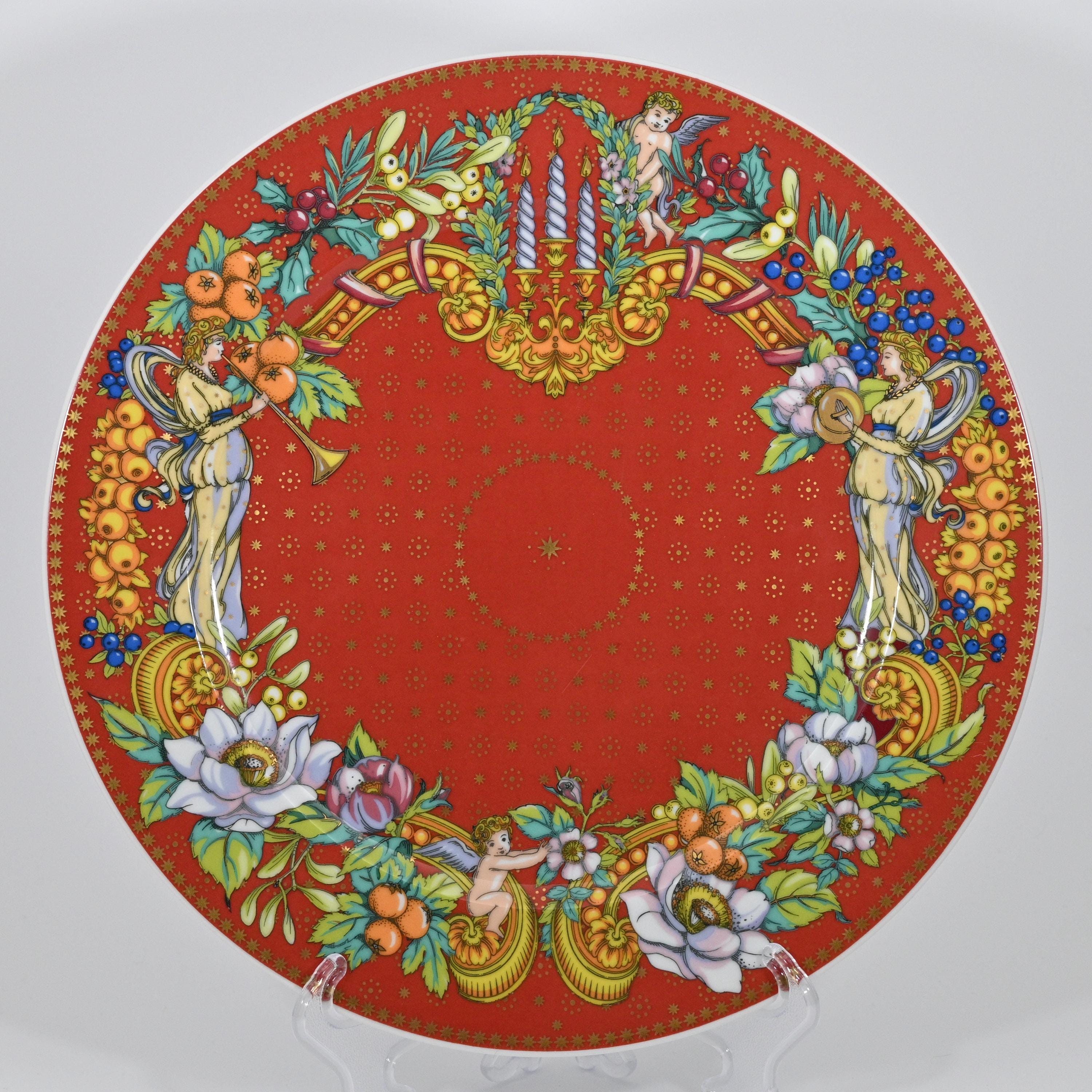 VERSACE Charger Plate ROSENTHAL Germany Christmas Dream Versace