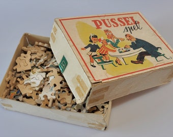 Vintage Holzpuzzle 300 Teile Bernard Leemker