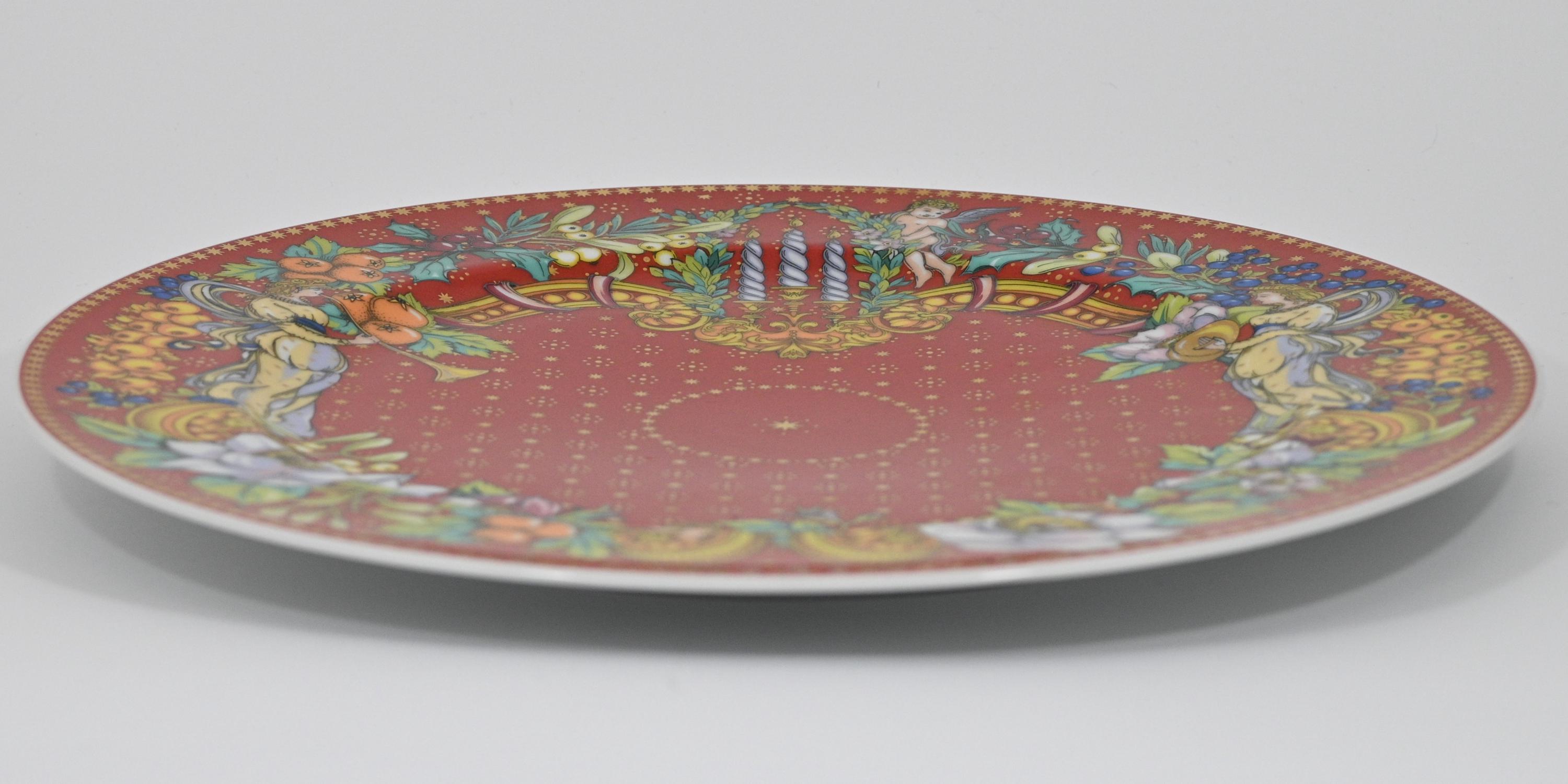 VERSACE Charger Plate ROSENTHAL Germany | Christmas Dream Versace
