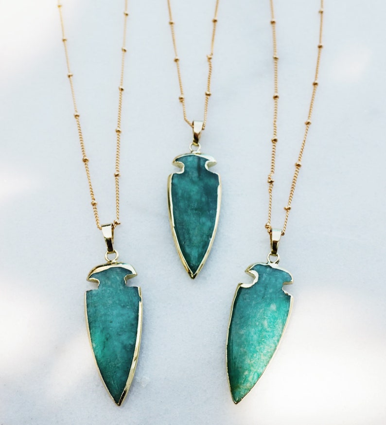 amazonite pendant Amazonite necklace raw amazonite necklace healing crystal necklace