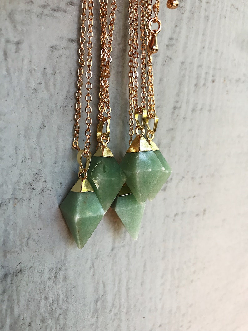 green necklace gold dipped agate pendant green agate pendant Agate necklace