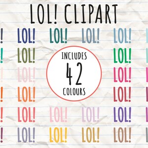 LOL CLIPART / Iconos digitales / Vectores de iconos / Clipart / Icono / Scrapbook / Fabricación de tarjetas / Scrap Book / Scrapbook Kit / Estacionario