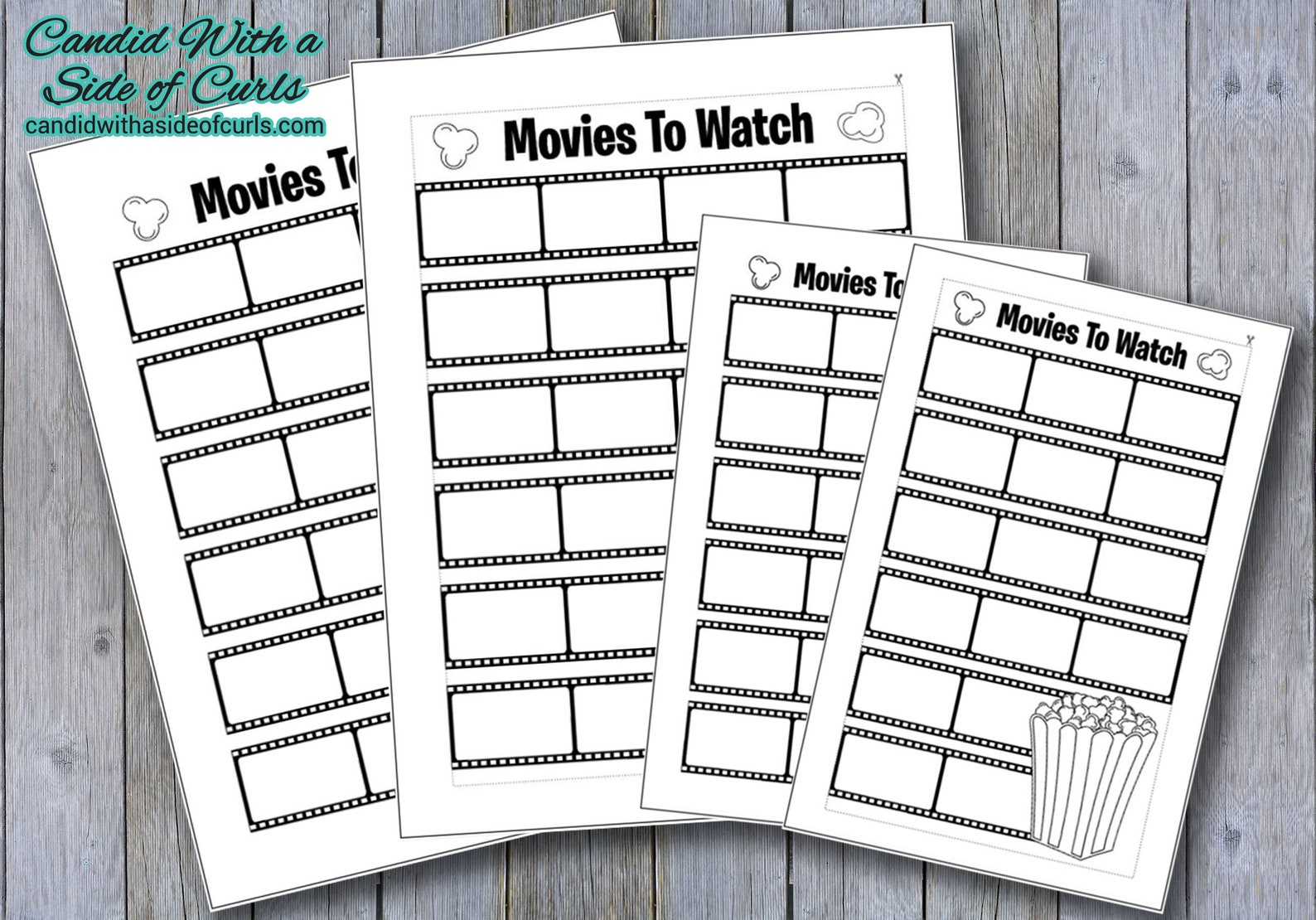Movies to Watch Bullet Journal Printable Pages - Etsy