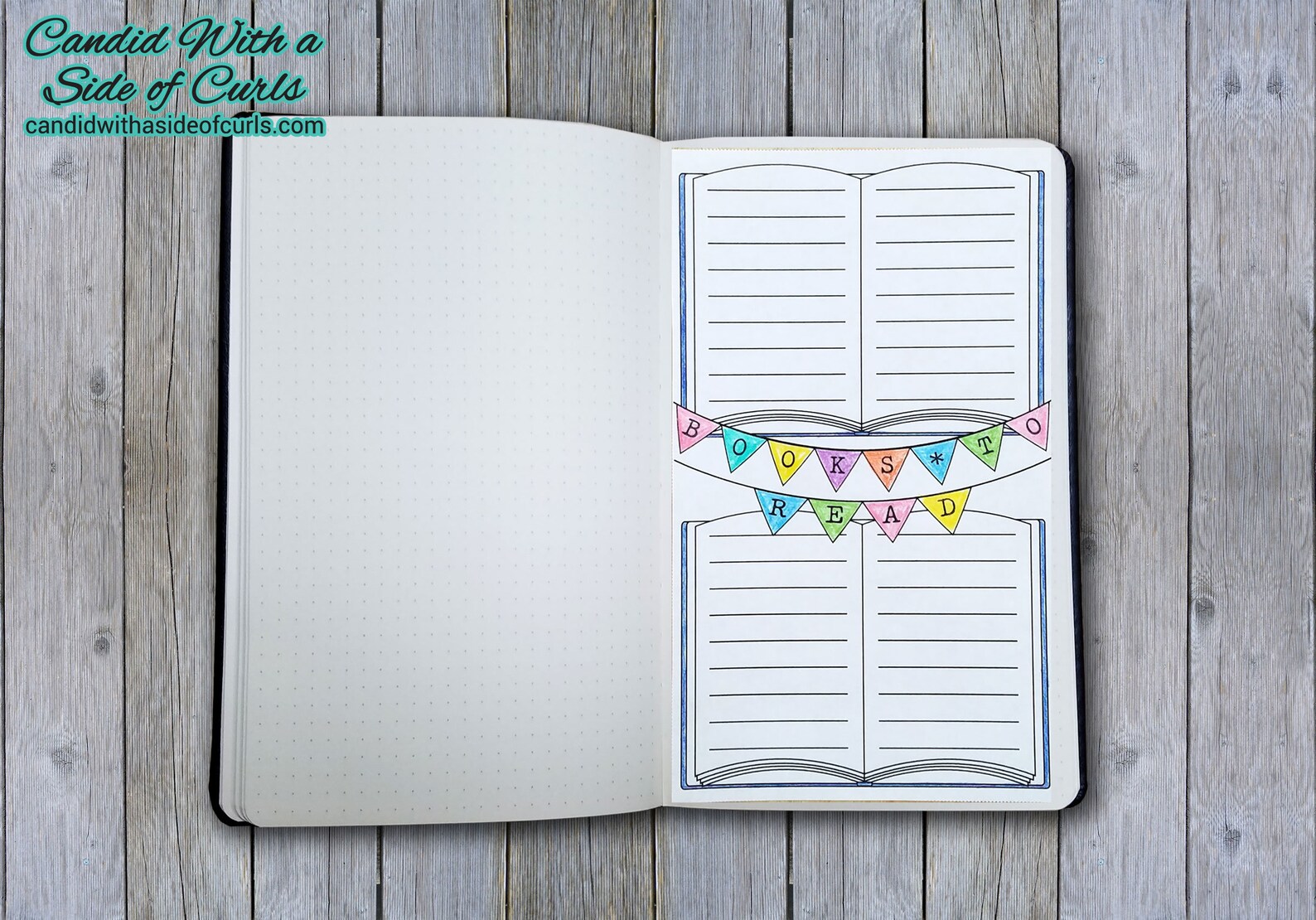 Books to Read Bullet Journal Printable Pages - Etsy
