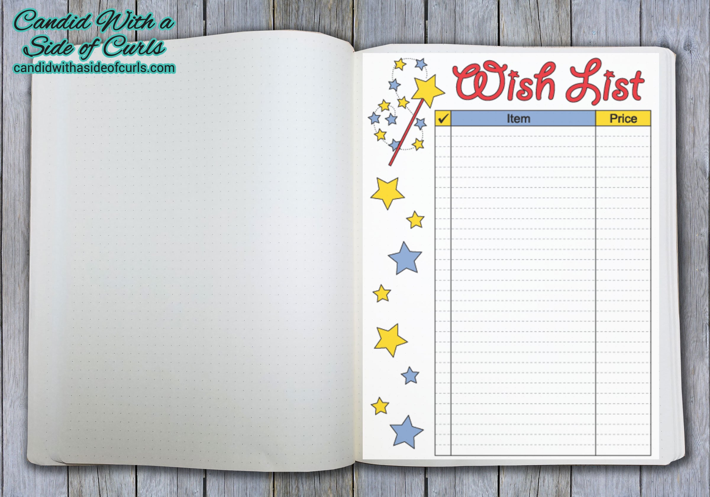 Wish List Bullet Journal Printable Pages - Etsy Canada