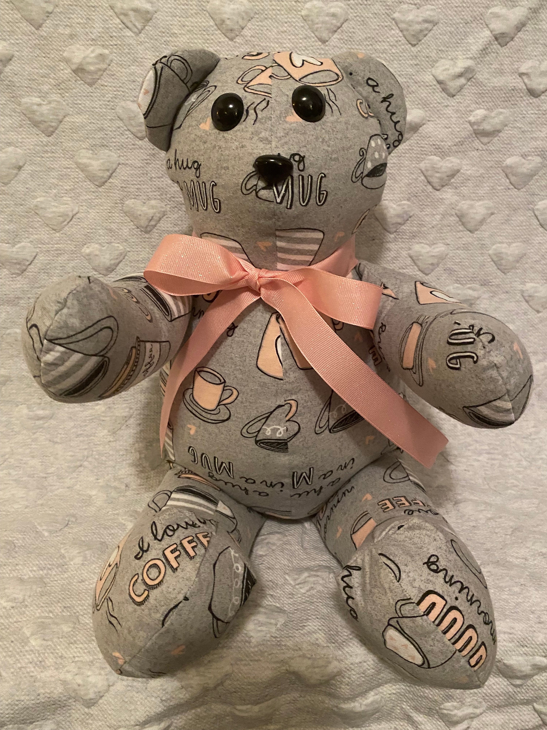 Handmade Memory Bear, Custom Keepsake Teddy Bear - Etsy