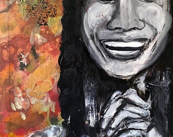 La India Maria Acrylic on Canvas 16x20in