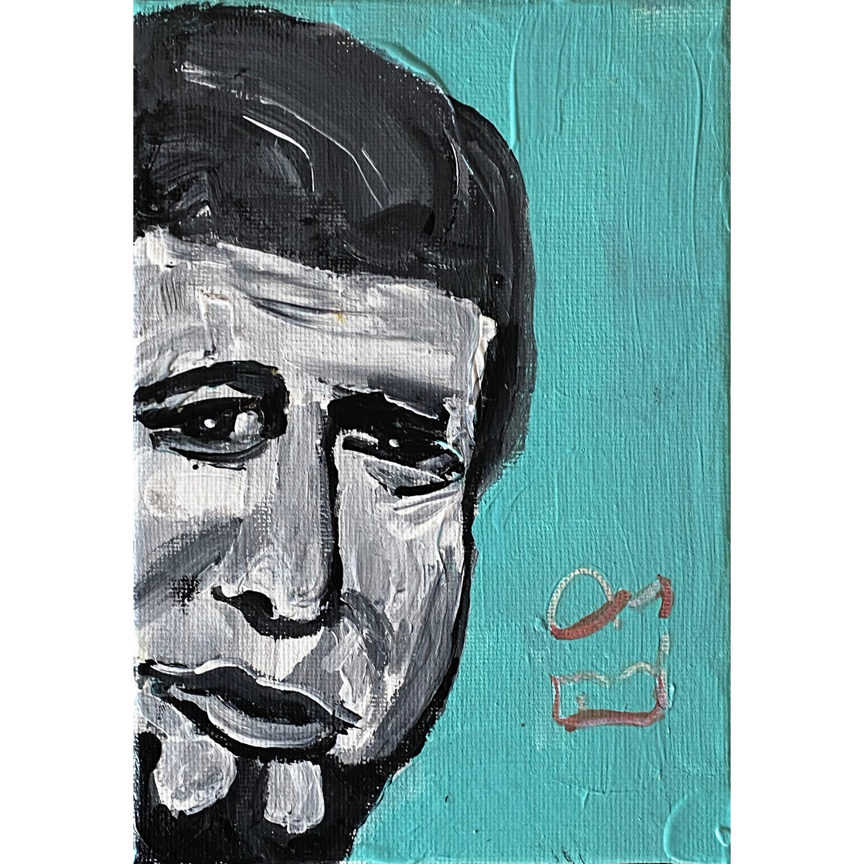 Jerry the King Lawler Acrylic on Canvas 5x7in Etsy