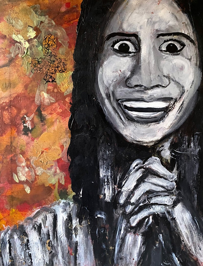 La India Maria Acrylic on Canvas 16x20in