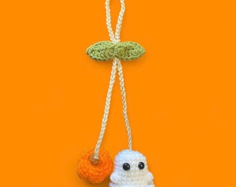 Percha de ganchillo para coche de Halloween