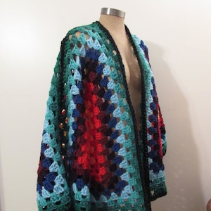 Crochet Pattern Rainbow Falls Hexagon Cardigan PATTERN - Etsy