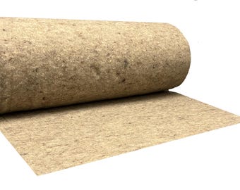 Fieltro, 100% lana virgen, fieltro de lana, lana de oveja, producto natural, vendido por metro, tapete de fieltro, varios tamaños - precio más bajo