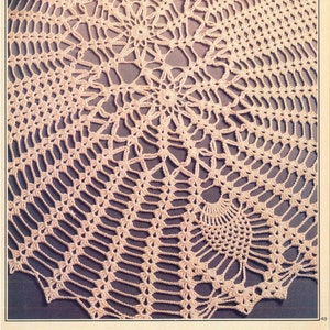 Oval Centerpiece ~ Vintage Crochet Doily Pattern ~ Instant Download ~ PDF Pattern ~ Written Instructions and Diagram