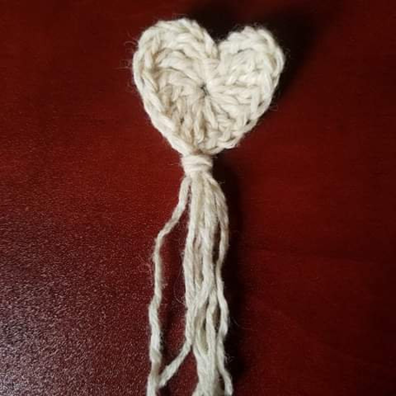 Crochet Tassel Heart Bunting Pattern INSTANT DOWNLOAD Boho Heart Garland Pattern Digital