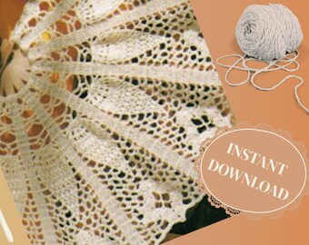 Corrida Folding Fan - Vintage Crochet Patterns - Instant Download - PDF Pattern - Written Instructions and Diagram