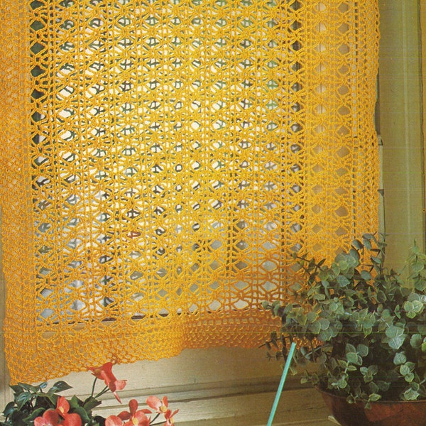 Vintage Crochet Curtains ~ Wedding Backdrop Pattern ~ Photo Background ~ Instant Download ~ PDF Pattern ~ Written Instructions and Diagram