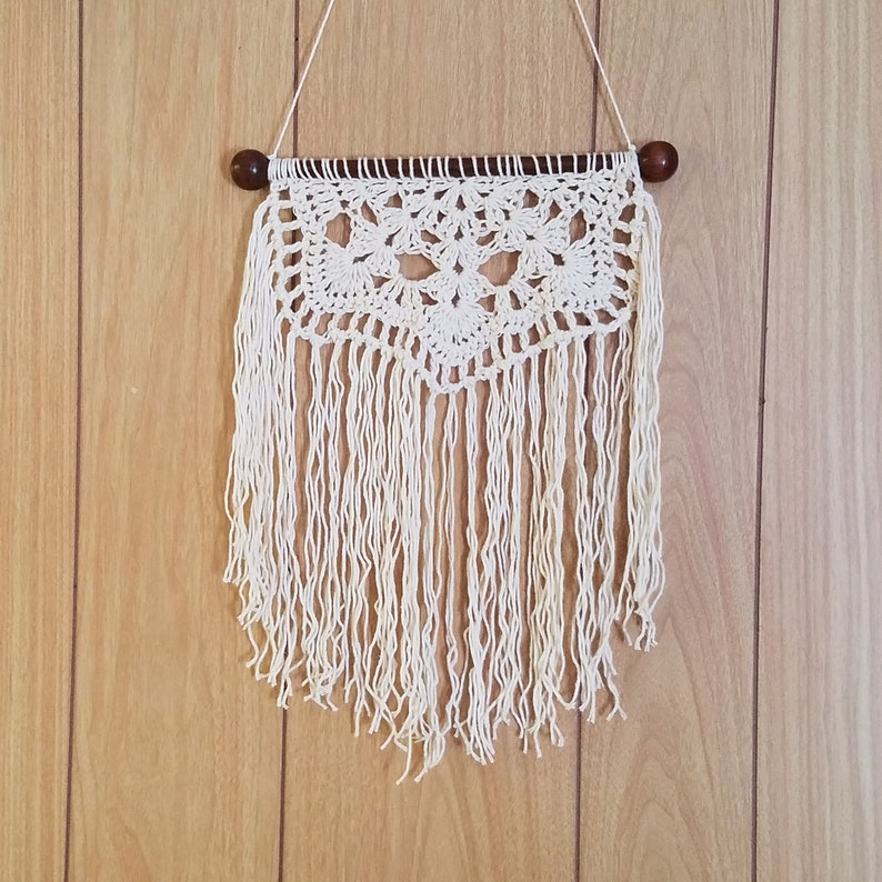 Livy's Boho Wall Hanging Crochet Pattern Quick & Easy Digital Download