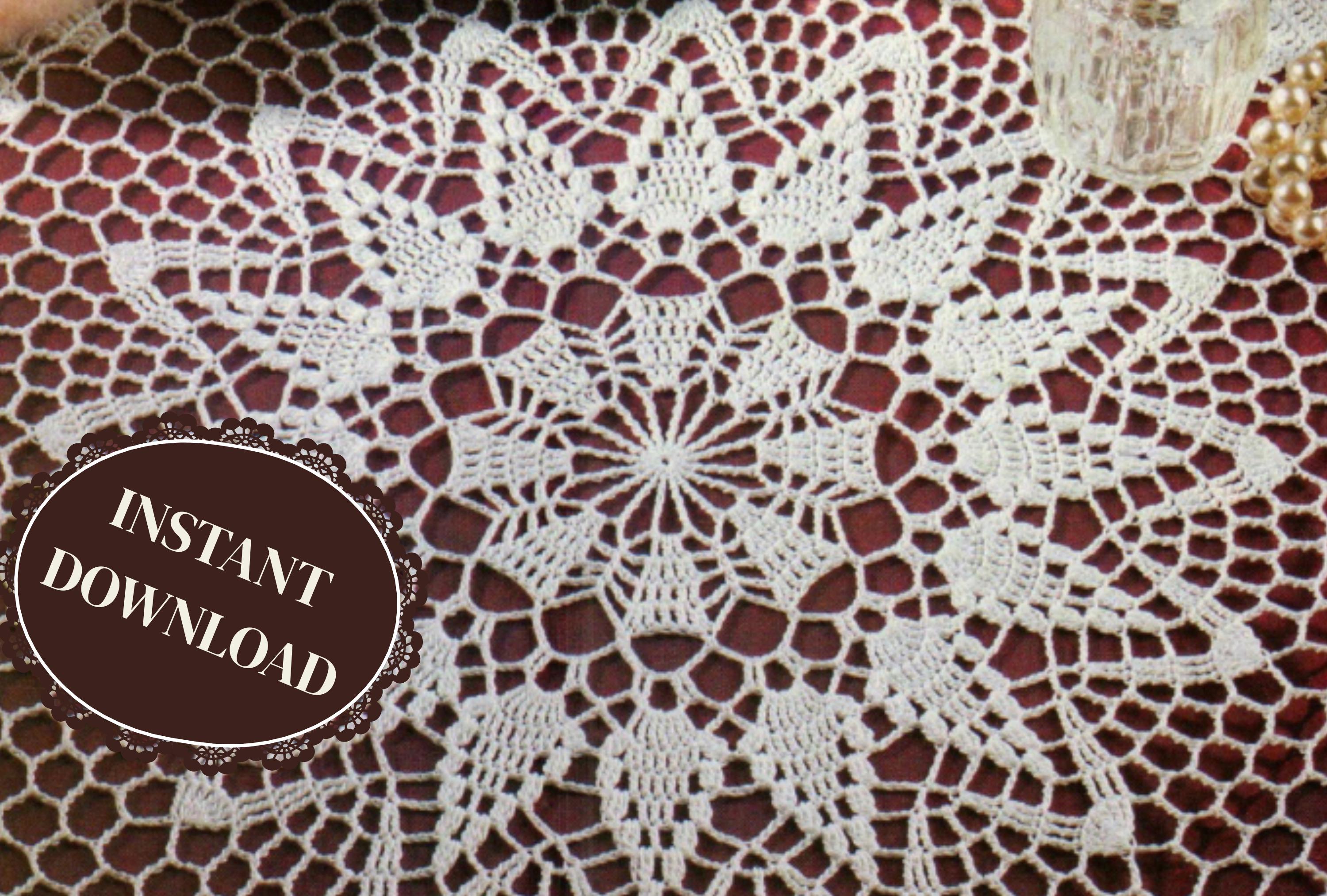 30 Doily Dress Crochet Patterns for Charming Wearables and Vintage Lace Ideas 19 Dress Circle Doily PDF Pattern