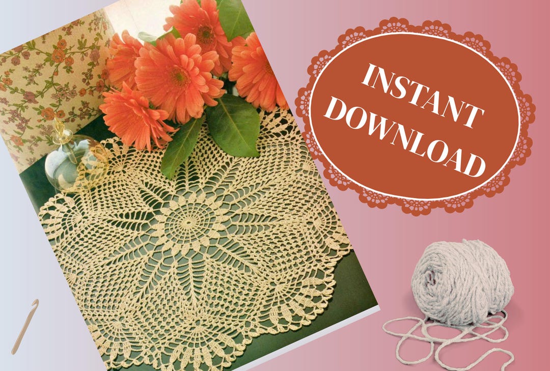 Calypso Pattern Calypso Doily Pattern - Vintage Crochet Patterns - Instant Download ...