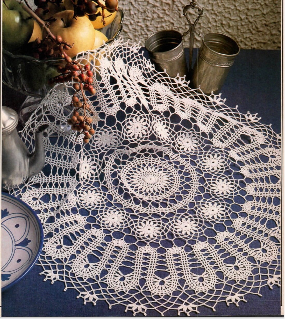 Bruges Lace Doily - Vintage Crochet Doily Pattern - Instant Download ...