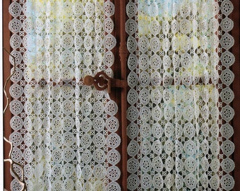 Pleasant Breeze Curtain Pattern - Vintage Crochet Patterns - Instant Download - PDF Pattern - Written Instructions and Diagram